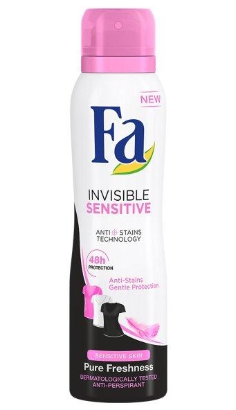 Fa deo 150ml Invisible Sensitive